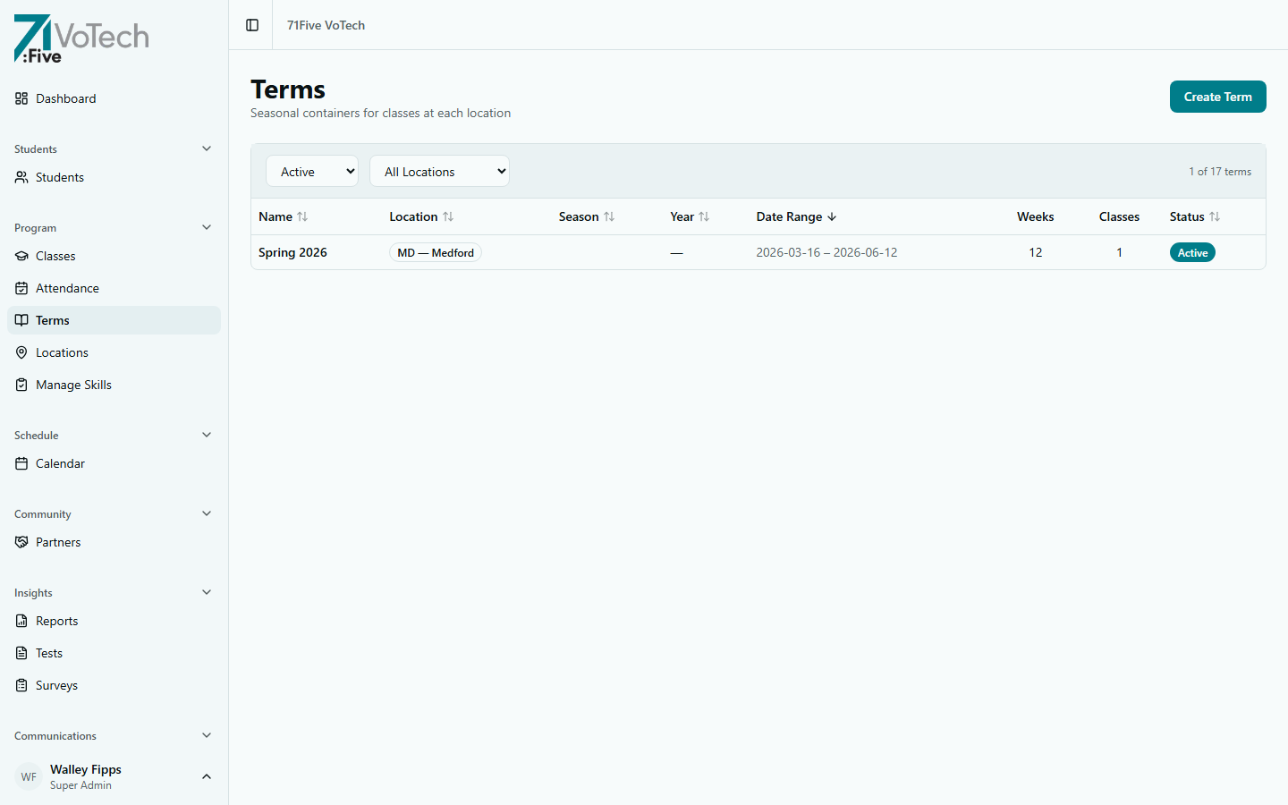 Terms management (light theme)
